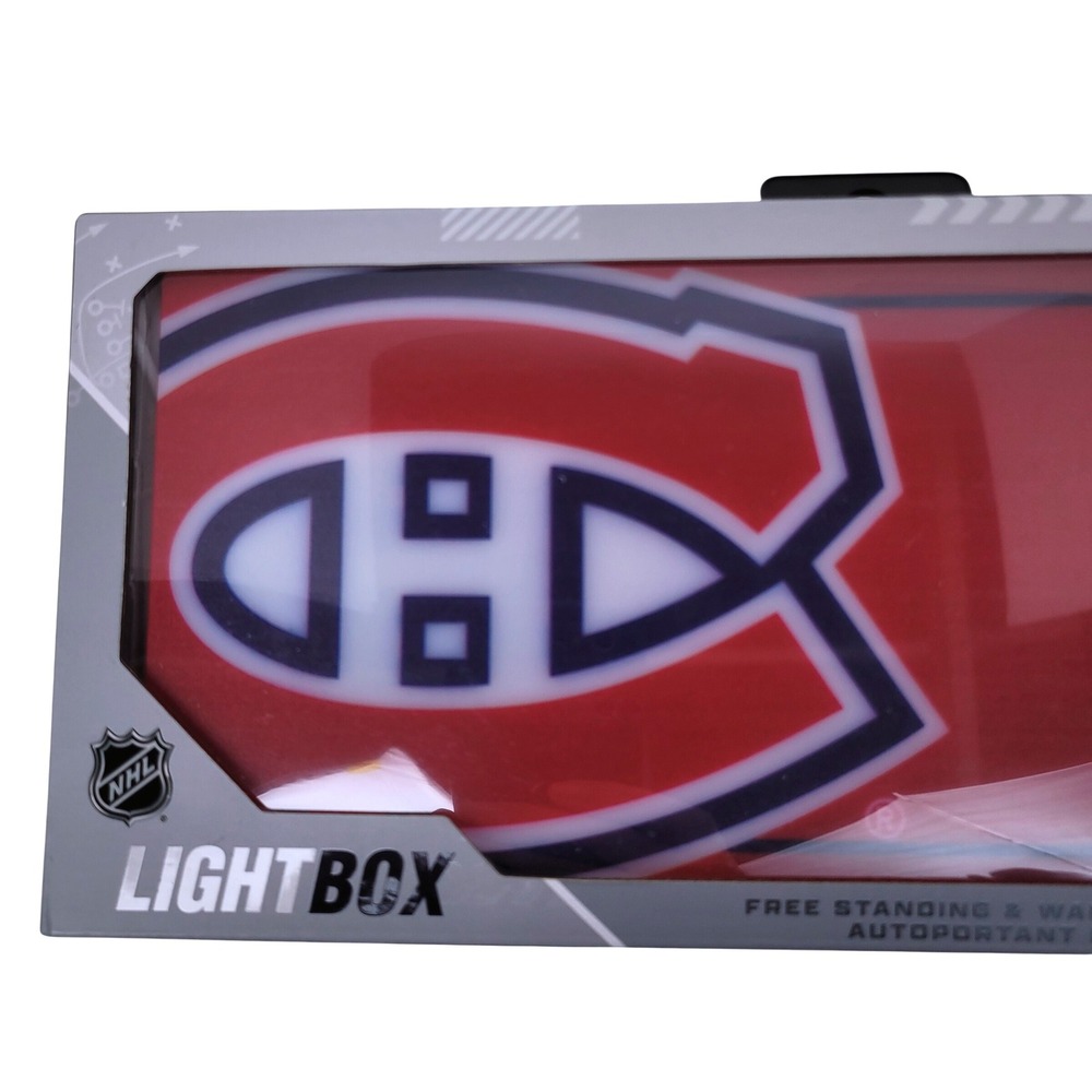 Montreal Canadiens NHL Lightbox Free Standing Wall Mountable 12 x 5 inches SOAR - Picture 4 of 13